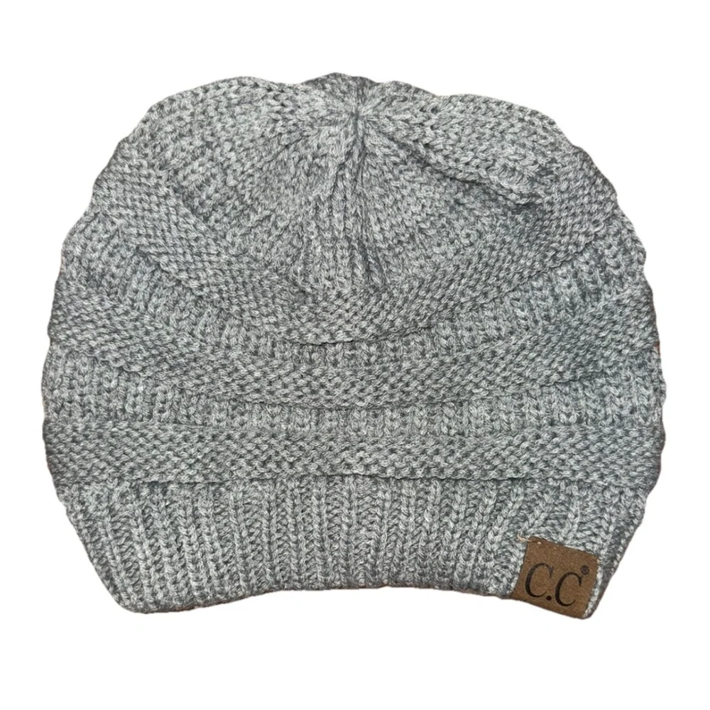 C.C. Beanie Light Gray One Size